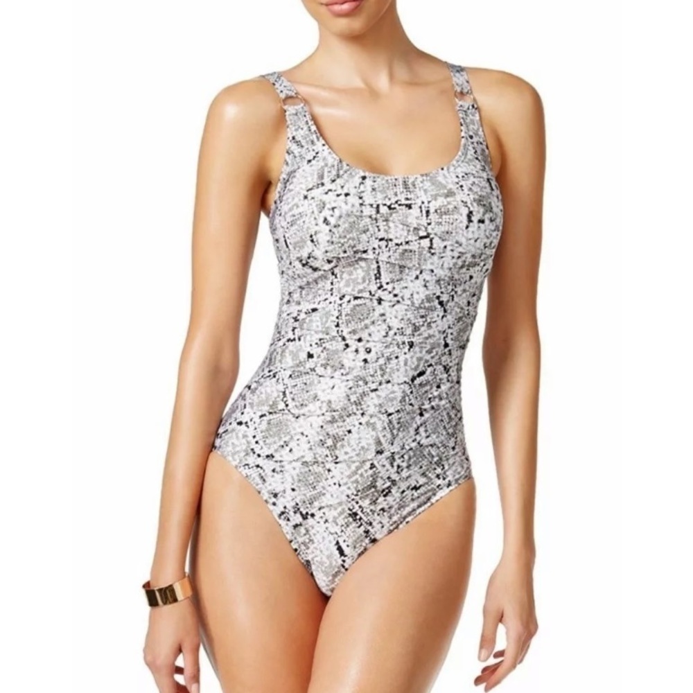 CALVIN Klein Viper Starburst One-Piece Swimsuit